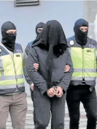  ?? // EFE ?? Operación policial contra el yihadismo en Guernica (Vizcaya) en 2022