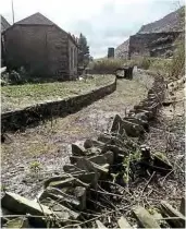  ??  ?? Cleared formation of the Dinas branch at Pant-yrafon. STEPHEN MURFITT