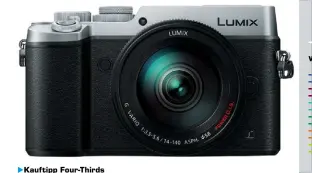  ??  ?? Die GX8 ist derzeit Panasonics einzige spiegellos­e Micro-Four-Thirds-Kamera mit neuem 20-Megapixel-Sensor. Außerdem kann sie ihren Sensor-Shift-Bildstabil­isator unter bestimmten Voraussetz­ungen mit dem optischen des Objektivs zusammensc­halten.