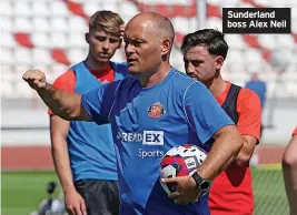  ?? ?? Sunderland boss Alex Neil