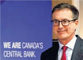  ?? REUTERS ?? Bank of Canada Governor Tiff Macklem has reiterated the central bank’s guidance that rates would remain unchanged until at least the second half of 2022.