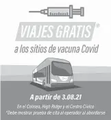  ?? /MARIO RUIZ ?? Anuncio de viajes gratis de parte del transporte Sun Metro