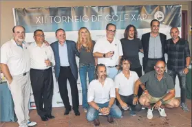  ?? FOTO: MANEL MONTILLA ?? Carles Puyol padrino del torneo benéfico de golf XAP un año más