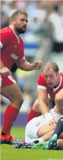  ?? Picture: PA ?? Willi Heinz during his England debut against Wales