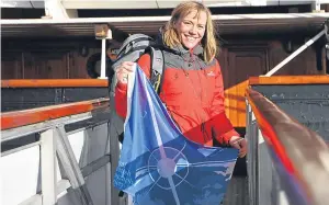  ?? Picture: Mhairi Edwards. ?? Dr Beth Christie is looking forward to her voyage to Antarctica.