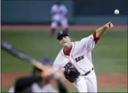  ?? CHARLES KRUPA — THE ASSOCIATED PRESS ?? Boston Red Sox starting pitcher Drew Pomeranz delivers during the first inning of the team’s baseball game against the Baltimore Orioles at Fenway Park in Boston.