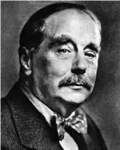  ??  ?? HG Wells wrote of ‘swarms of black, and brown, and dirty-white, and yellow people’ who would have ‘to die out and disappear’. Photograph: Popperfoto/Getty Images