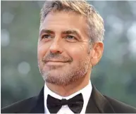  ??  ?? George Clooney se retrouve à la deuxième place avec 239 millions encaissés, grâce notamment à la vente de sa marque de tequila pour plus de 700 millions à partager avec ses deux associés.