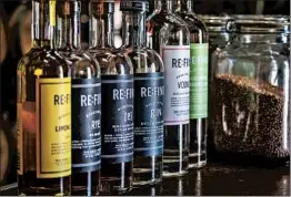  ?? ROBIN BLACK PHOTO ?? At RE:Find Distillery in California’s Central Coast region, Alex and Monica Villicana have found another use for grape juice that was once discarded in production: making spirits.