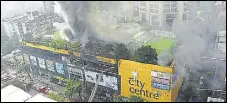  ?? HT FILE ?? It had taken the fire brigade over 56 hours to douse the blaze at City Centre mall in Mumbai Central.