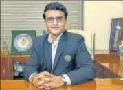  ?? PTI ?? ■
Sourav Ganguly took charge as BCCI president last month.