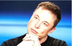  ??  ?? Musk stunned investors last Tuesday by announcing on Twitter that he was considerin­g taking Tesla private in a potential US$72 billion transactio­n and that ‘funding’ had been ‘secured.’ — Reuters photo