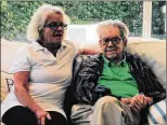  ?? JOHN PACENTI / THE PALM BEACH POST ?? Mary Steffen
sits with her father,
Richard Weber, at her Lake Worth home. Her parents were
residents at a six-bed ALF in suburban West Palm Beach.