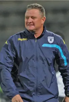  ??  ?? Bidvest Wits coach Gavin Hunt.