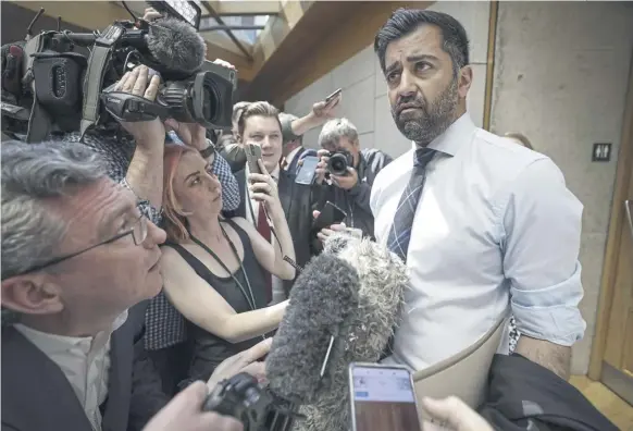  ?? PICTURE: JEFF J MITCHELL/GETTY IMAGES ?? Humza Yousaf has lasted far longer than Liz Truss but his term as First Minister may be short-lived after a Labour general election victory