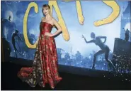  ??  ?? Taylor Swift attends the world premiere of “Cats” at Alice Tully Hall in New York.