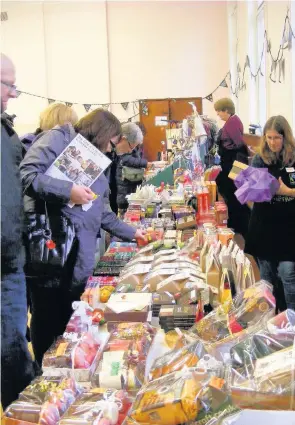  ??  ?? Pictured are stalls at last year’s Fair Trade Fayre.