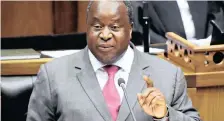  ?? Reuters ?? FINANCE Minister Tito Mboweni in February said that the government was borrowing about R1.2 billion a day. |