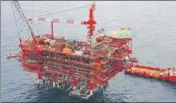  ??  ?? A file photo of RIL’s KGD6 block. Withdrawal of arbitratio­n is a preconditi­on to RILBP being allowed higher price of gas produced from their allotted fields