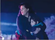  ?? VIRGINIA SHERWOOD/ABC ?? Allison Tolman and Alexa Swinton star in ABC’s “Emergence”, a drama about a police chief who takes in a child she finds near the site of a mysterious accident.