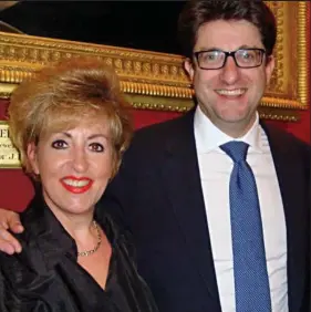  ??  ?? Powerful pals: Party chairman Lord Feldman with Baroness Pidding