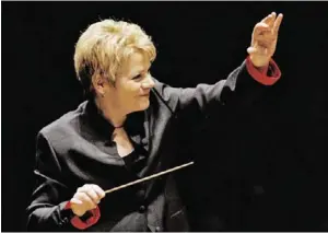  ?? Bild: SN/GRANT LEIGHTON ?? berichtet für die SN aus London
Erste Frau für die letzte Nacht der Proms: Marin Alsop.