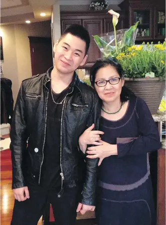  ??  ?? Bille Nguyen, who has been diagnosed with a rare form of blood cancer, and his family have been raising awareness about stem cell registrati­on, which “not only helps me, but can help anybody in my situation,” he said.