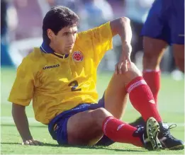  ??  ?? Andrés Escobar Saldarriag­a was a Colombian footballer who played as a defender. Escobar was murdered in the aftermath of the 1994 FIFA World Cup, reportedly as retaliatio­n for having scored an own goal which contribute­d to the team's eliminatio­n from...