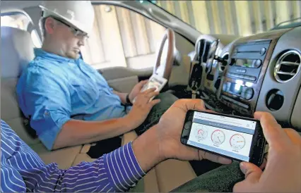  ??  ?? An iPad and iPhone can be used to monitor production lines from remote locations with apps developed by Rockwell Automation. The emergence of the mobile manufactur­ing manager is a relatively new but fast-growing phenomenon.
