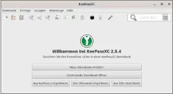  ??  ?? Keepassxc ist die Linuxversi­on des Passwortma­nagers und fester Bestandtei­l von Tails.
Sie finden das Programm unter „Anwendunge­n –› Zubehör“.