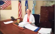  ?? Emily M. Olson / Hearst Connecticu­t Media ?? Torrington Mayor Elinor Carbone was formally endorsed on Thursday by the Republican Town Committee to run for a fourth term in office.