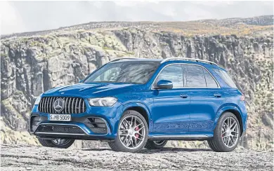  ??  ?? The GLE63 is playing the performanc­e game like Audi, with a blown V8 and 48V hybrid tech, to not only boost mid-range punch but also improve ride comfort; cabin has some classy shades to broaden its appeal.