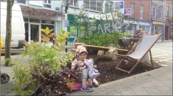  ??  ?? One of the installati­ons from Parking Day last year in Sligo.