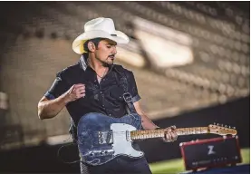  ?? CONTRIBUTE­D PHOTOS ?? Friday night’s headliner is Brad Paisley.