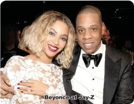  ??  ?? Beyonce at Jay-Z