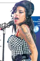  ?? PHOTO: FACEBOOK ?? Amy Winehouse