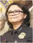  ?? Melissa Phillip / Chronicle ?? Martha Montalvo, 56, is the first Hispanic to serve as HPD chief.