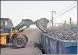  ?? ?? Coal being loaded in a goods train in Jharkhand.