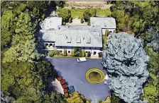  ?? GOOGLE ?? Elon Musk’s estate on Crystal Springs Road in Hillsborou­gh is for sale for $35 million along with four other properties in Southern California.