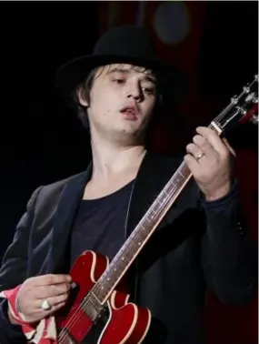  ??  ?? THE REAL DEAL: Pete Doherty isn’t just playing at being a rock star