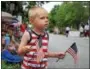  ?? DIGITAL FIRST FILE PHOTO ?? Parker Rinehart, who was 3 years old during 2015’s Fourth of July parade, won’t be able to celebrate a parade or fireworks this year.