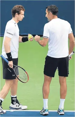  ?? Picture: Getty Images. ?? Andy Murray with doubles partner Nenad Zimonjic.