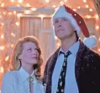  ?? WARNER BROS. ?? Beverly D’angelo, who grew up in Upper Arlington, and Chevy Chase star in “National Lampoon’s Christmas Vacation.”