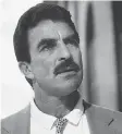  ?? CBS ?? Tom Selleck as he appeared years ago, in the popular TV series Magnum, P.I, which creatively bankrupt TV execs are recycling.