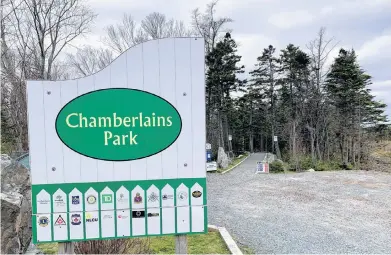  ?? ROSIE MULLALEY • THE TELEGRAM ?? Chamberlai­ns Park, developed by the work of the Chamberlai­ns Park Action Committee and other volunteers, has become well-loved and well-used in the community.