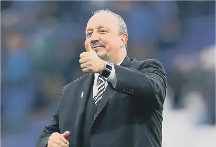  ??  ?? Rafa Benitez.