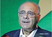  ??  ?? Najam Sethi