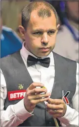  ?? Picture: World Snooker ?? Barry Hawkins – far from his best in the semi-finals