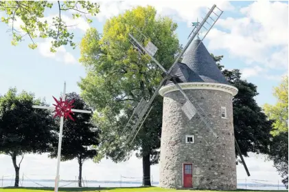  ?? JOHN MAHONEY, GAZETTE FILES ?? The windmill in Pointe Claire Village is a historic and iconic structure, synonymous with the city and reflected in its official civic crest.