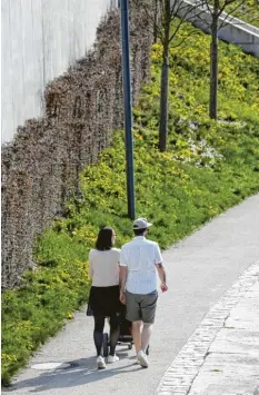  ?? Fotos: BIH, Fene ?? Das schöne Wetter versüßte die Osterfeier­tage zu Hause, und der Frühling verwöhnte die Seele bei einem Spaziergan­g – hier an der Donauprome­nade.